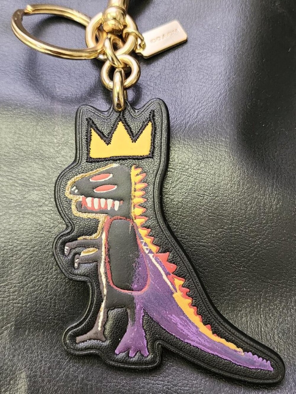 Coach Purse Charm / Keychain Rexy from Jean Michael Basquiat - Picture 2 of 7